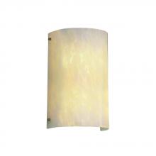 Justice Design Group FSN-5542W-DROP-DBRZ-LED-1000 - Finials Curved Wall Sconce (Outdoor)