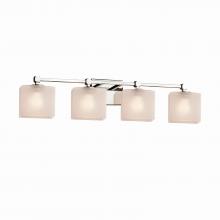 Justice Design Group FSN-8424-55-FRCR-CROM - Tetra 4-Light Bath Bar