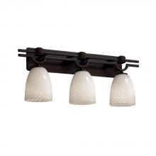 Justice Design Group FSN-8503-30-WEVE-CROM - Argyle 3-Light Bath Bar