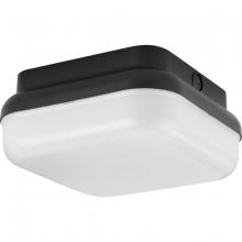 Progress P550115-031-30 - Hard Nox Collection Black  10" Square Flush Mount Light