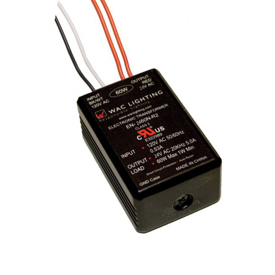 Non-Enclosed Electronic Class 2 Transformer 120V Input 24V Output 60W