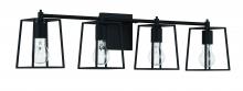 Craftmade 12132FB4 - Dunn 4 Light Vanity in Flat Black