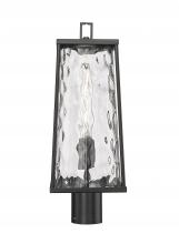 Millennium 10631-PBK - Dutton 1-Light Outdoor Post Lantern Powder Coated Black