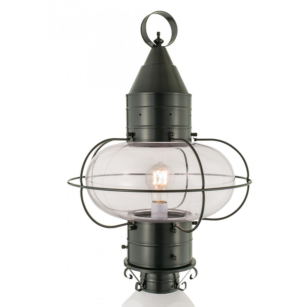 Classic Onion 22.5'' High 1-Light Outdoor Post Light - Gun Metal